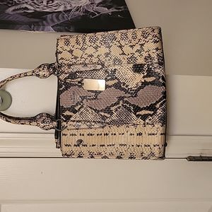 Coach snakeskin leather purse